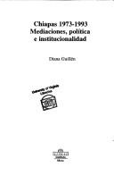 Cover for Chiapas 1973-1993