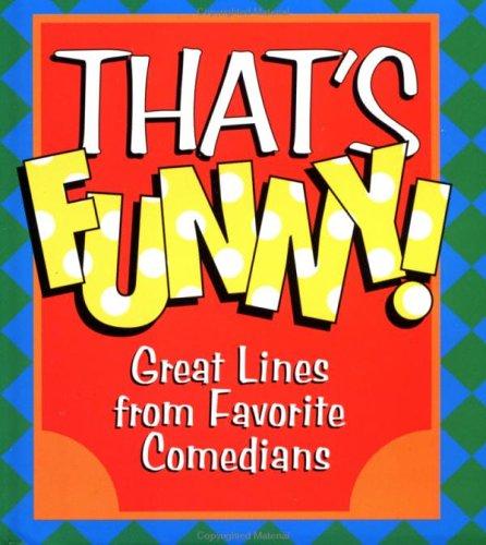 Cover for That's funny!