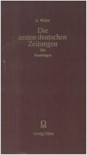 Cover for Die ersten deutschen Zeitungen.