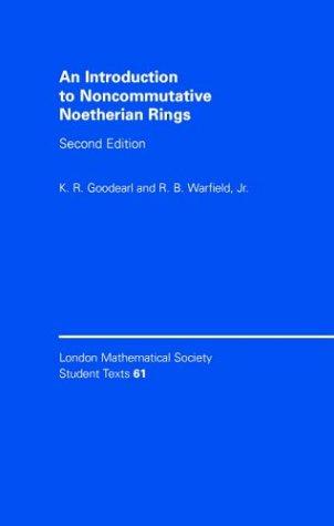 Cover for An introduction to noncommutative noetherian rings