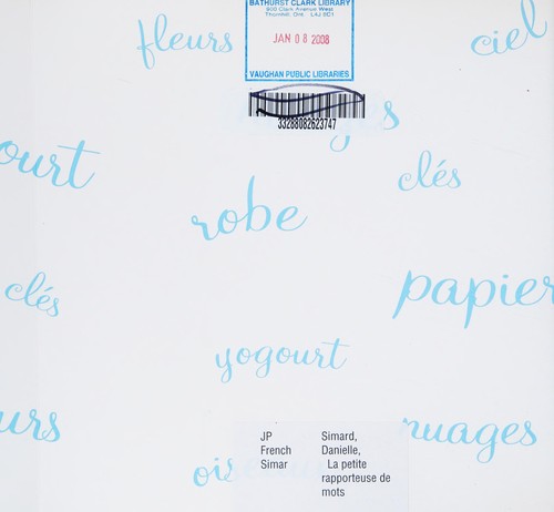 Cover for La petite rapporteuse de mots