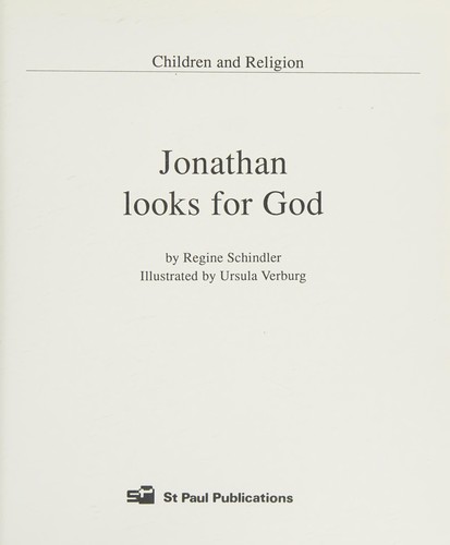 Cover for Jonathan Looks for God