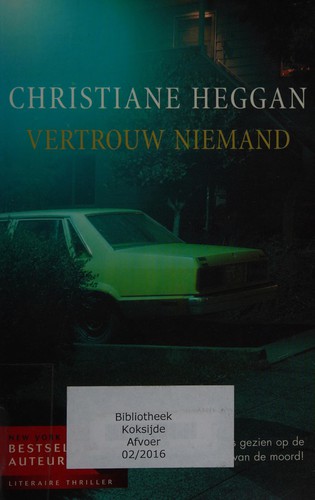 Cover for Vertrouw niemand