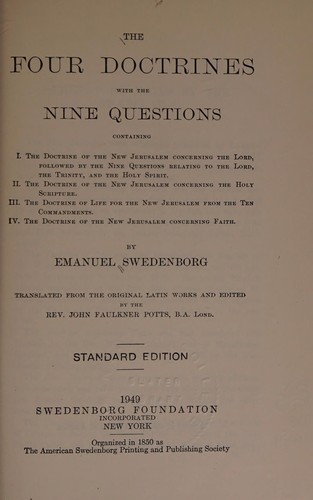 Cover for Four Doctrines