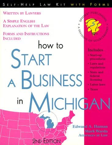 Cover for How to start a business in Michigan