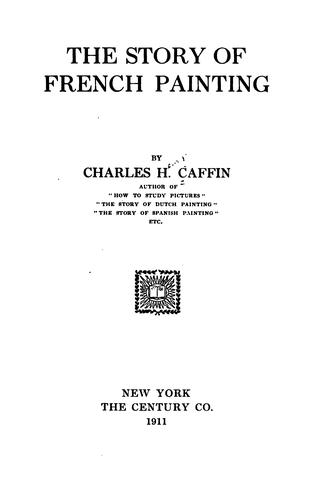 Cover for The story of French painting