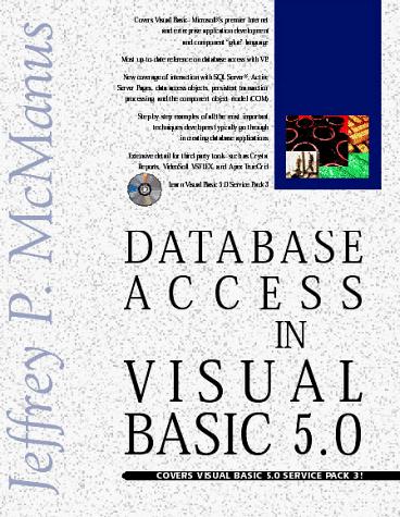 Cover for Database access with Visual Basic