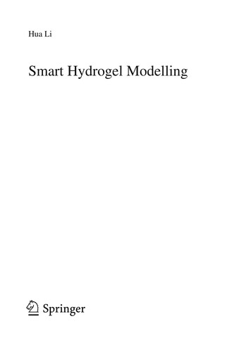 Cover for Smart hydrogel modelling