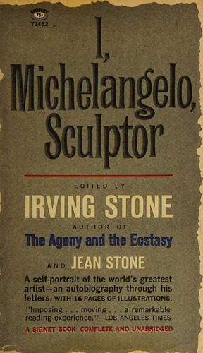 Cover for I, Michelangelo, Sculptor