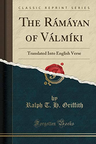 Cover for The Rámáyan of Válmíki