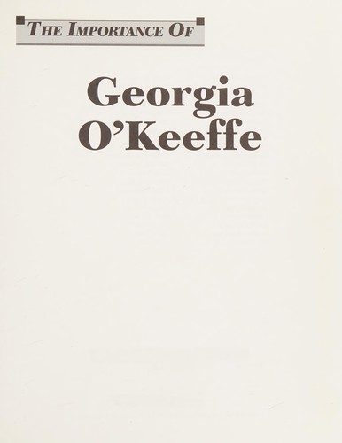 Cover for Georgia O'Keeffe