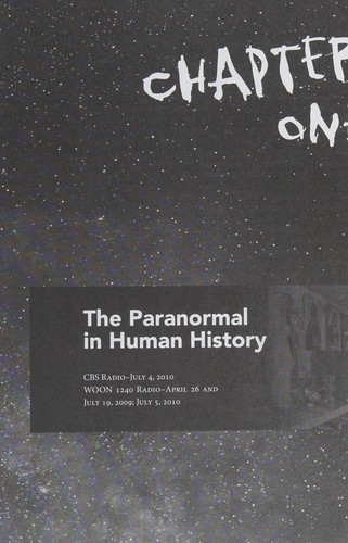 Cover for Behind the paranormal