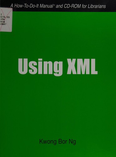 Cover for Using XML