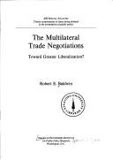 Cover for The multilateral trade negotiations