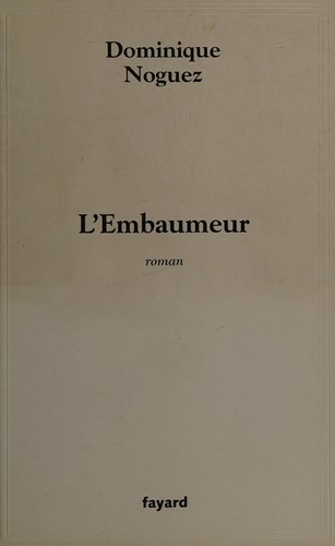 Cover for L' embaumeur