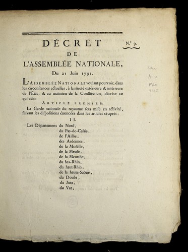 Cover for De cret