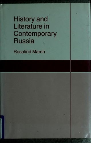 Cover for History and literature in contemporary Russia