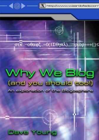 Cover for Why We Blog