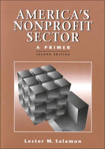 Cover for America's Nonprofit Sector 