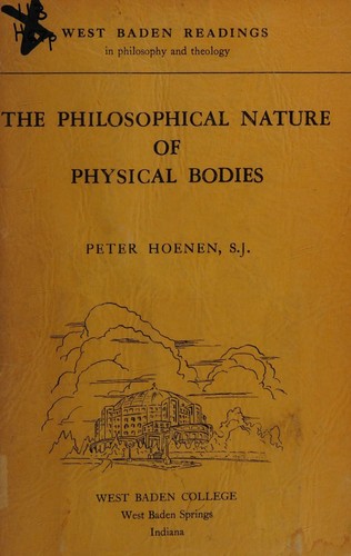 Cover for The Philosophical Nature of Physical Bodies