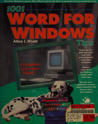Cover for 1001 Word for Windows tips