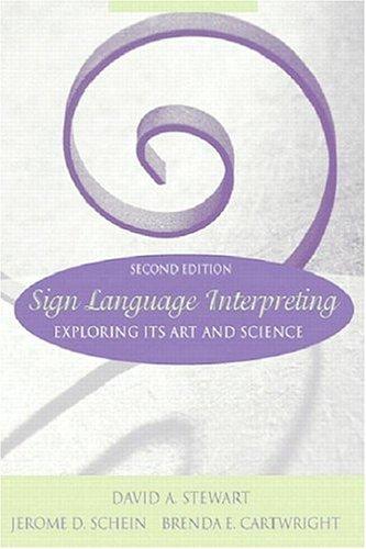 Cover for Sign Language Interpreting