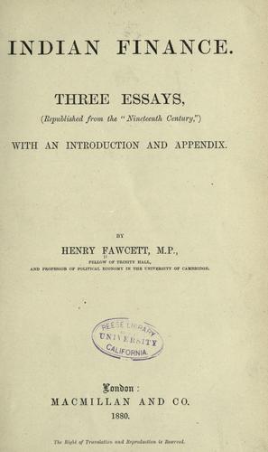 Cover for Indian finance.