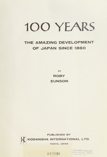Cover for 100 Years