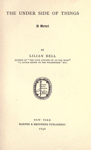 Cover for The under side of things