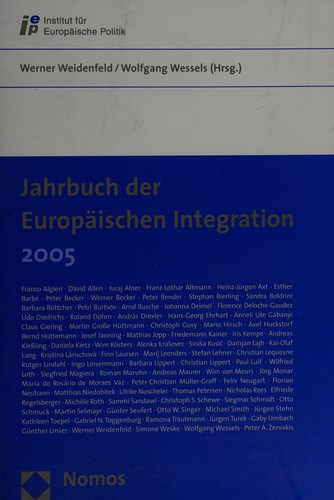 Cover for Jahrbuch der Europäischen Integration 2005