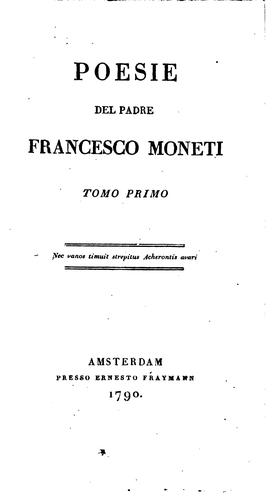 Cover for Poesie