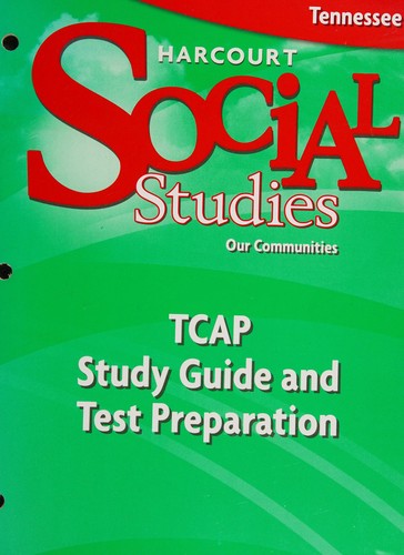 Cover for Harcourt Social Studies TCAP Study Guide and Test Preparation Grade 3.