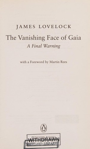 Cover for Vanishing Face of Gaia