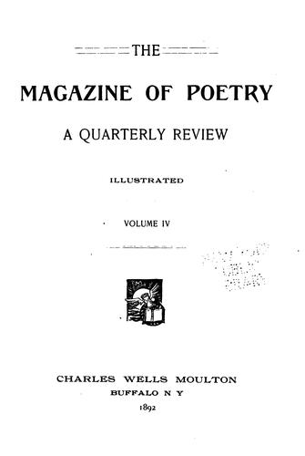 Cover for The Magazine of Poetry
