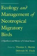 Cover for Ecology and management of neotropical migratory birds