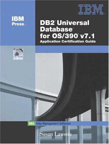 Cover for DB2 Universal Database for OS/390 v7.1 Application Certification Guide