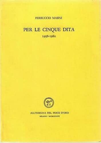 Cover for Per le cinque dita, 1958-1980