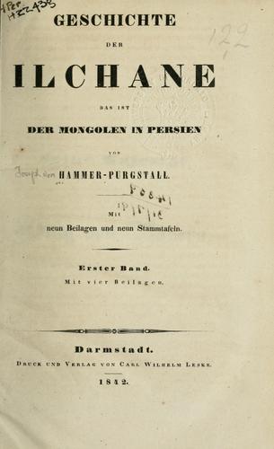Cover for Geschichte der Ilchane