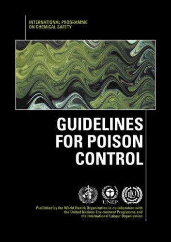 Cover for Guidelines for poison control.