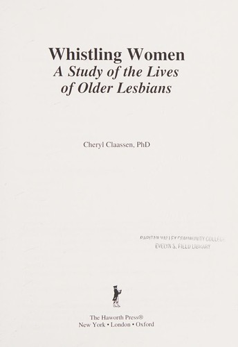 Cover for Whistling women