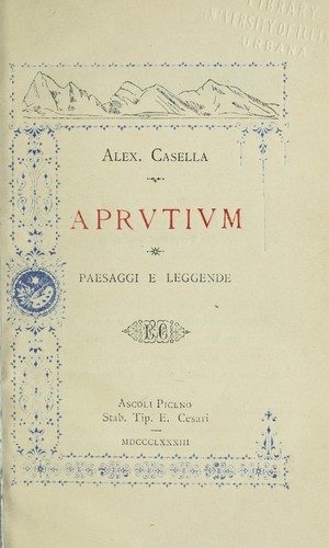 Cover for Aprvtivm