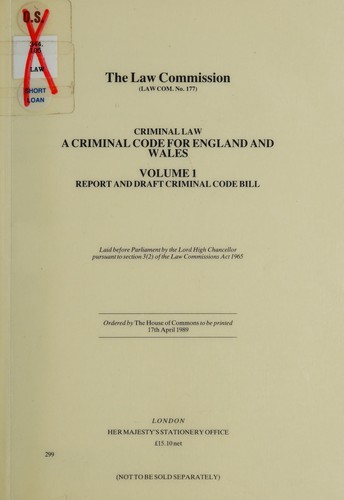 Cover for Criminal Law