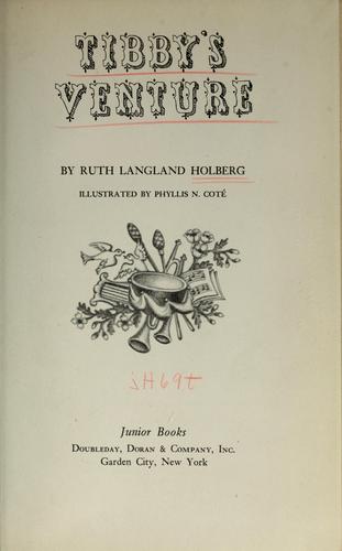Cover for Tibby's venture
