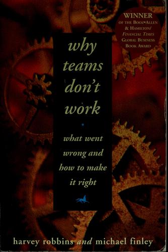 Cover for Why teams don't work
