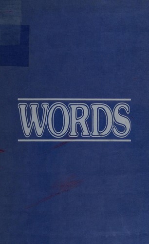 Cover for Words