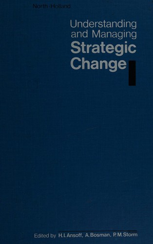 Cover for Understanding and managing strategic change
