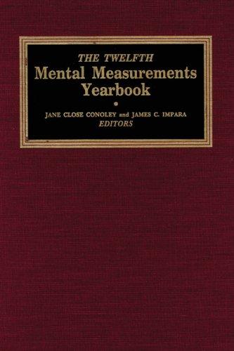 Cover for The Twelfth Mental Measurements Yearbook (Buros Mental Measurements Yearbooks)