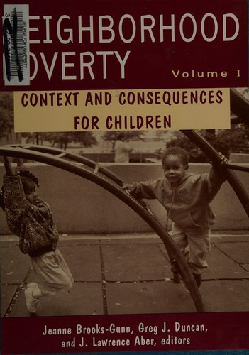 Cover for Neighborhood poverty
