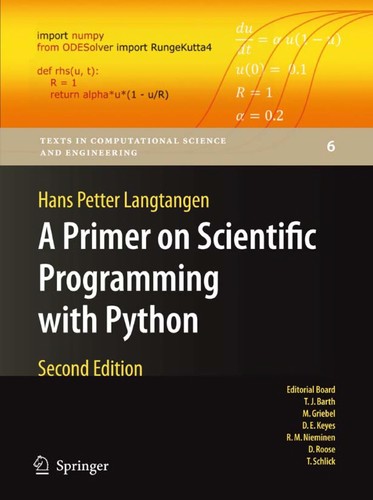 Cover for A primer on scientific programming with Python