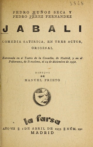 Cover for Jabalí